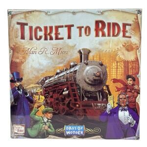 Sealed Ticket To Ride Days of Wonder by Alan R. Moon Train Adventure Board Game